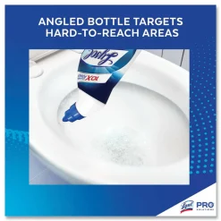 LYSOL Brand Disinfectant Toilet Bowl Cleaner, Atlantic Fresh Scent, 24 oz Angle-Neck Bottle, 9/Carton