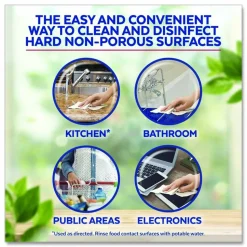 LYSOL Brand Disinfecting Wipes II Fresh Citrus Scent, 1-Ply, 7 x 7.25, Fresh Citrus, White, 70 Wipes/Canister