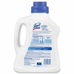 LYSOL Brand Laundry Sanitizer, Liquid, Crisp Linen Scent, 90 oz, 4/Carton