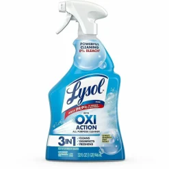 LYSOL Brand Multi-Purpose Hydrogen Peroxide Cleaner, Citrus Sparkle Zest Scent, 32 oz Trigger Spray Bottle, 9/Carton