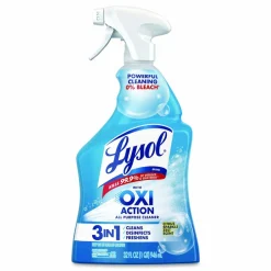 LYSOL Brand Multi-Purpose Hydrogen Peroxide Cleaner, Citrus Sparkle Zest Scent, 32 oz Trigger Spray Bottle, 9/Carton