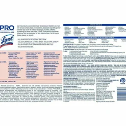LYSOL Brand Professional Disinfecting Wipe Bucket, 1-Ply, 6 x 8, Lemon and Lime Blossom, White, 800 Wipes