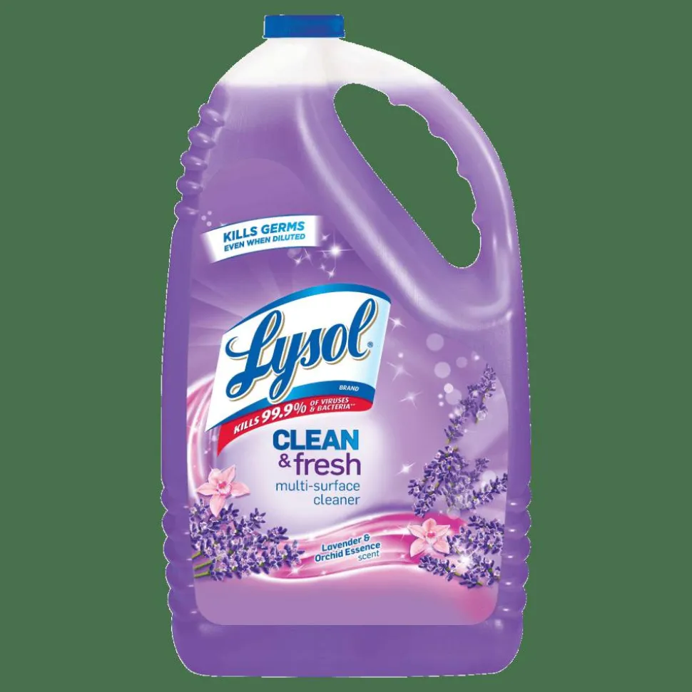 Lysol Clean & Fresh Multi-Surface Cleaner, Clean & Fresh Lavender Orchid Scent, 144 Oz Bottle