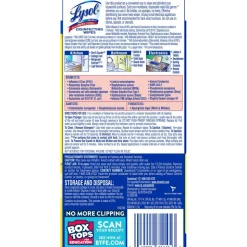 Lysol Disinfecting Wipes, Lemon & Lime Blossom Scent, 7