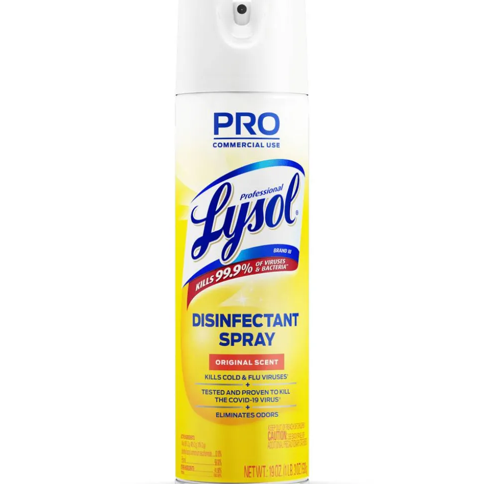 Lysol Professional Disinfectant Spray, Original Scent, 19 Oz Bottle
