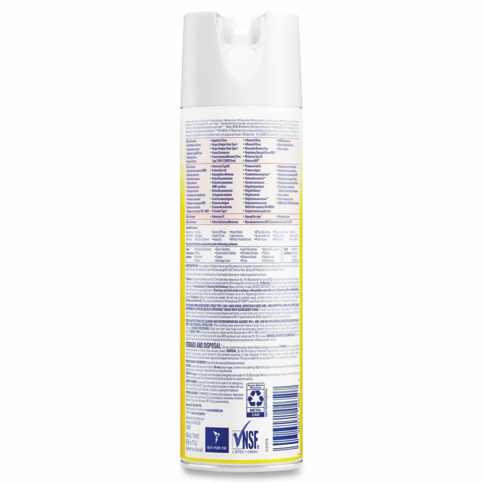 Lysol Professional Disinfectant Spray, Original Scent, 19 Oz Bottle