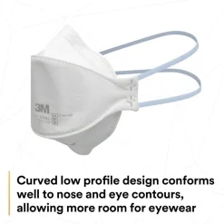 3M Aura N95 Particulate Respirators, 9205+, White, Pack Of 440 Respirators