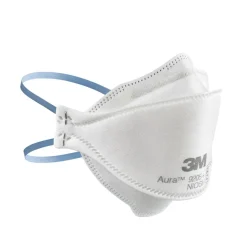 3M Aura N95 Particulate Respirators, 9205+, White, Pack Of 440 Respirators