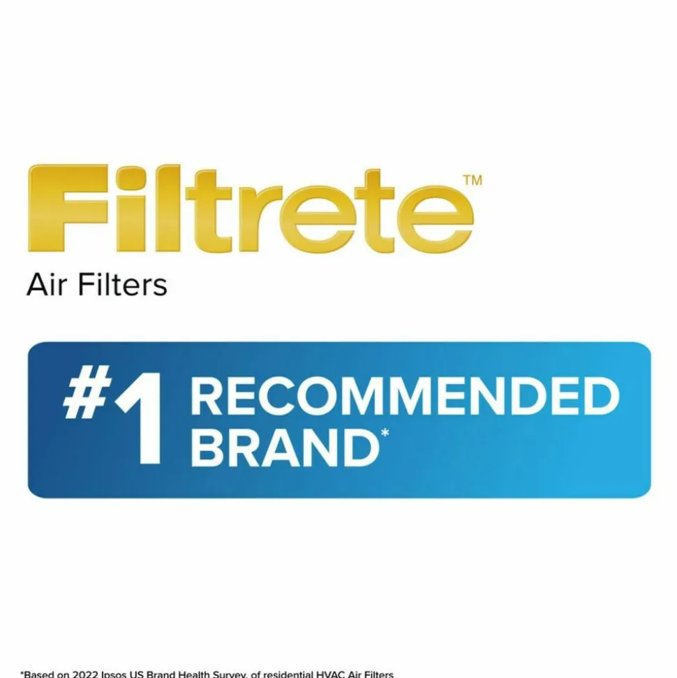 3M Filtrete 16 x 25 x 1 Air Filter, 12 HVAC Filters, MPR 700, Merv 8, Dust, Pollen & Pet Dander, 3 Month Pleated 1 Inch Electrostatic Air Filters