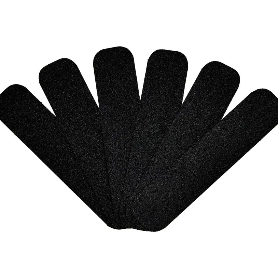 3M Safety-Walk 610 Series Slip-Resistant General-Purpose Tape And Tread, Black, Pack Of 6 Strips