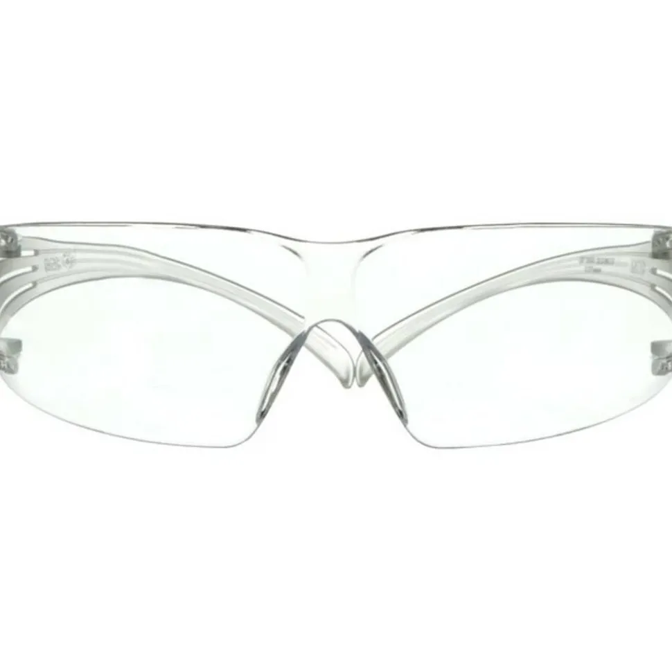 3M SecureFit 200 Eyewear Anti-Fog, 1 Pack of Safety Glasses, Clear, Clear Lens