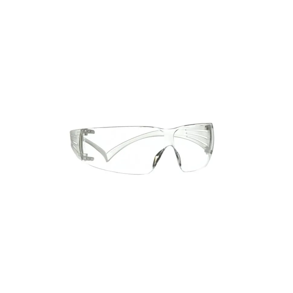 3M SecureFit 200 Eyewear Anti-Fog, 1 Pack of Safety Glasses, Clear, Clear Lens