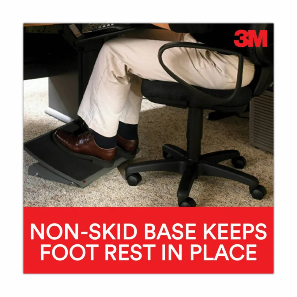 3M Adjustable Footrest, Gray