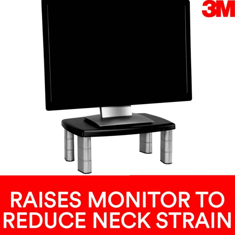 3M Adjustable-Height Monitor Stand