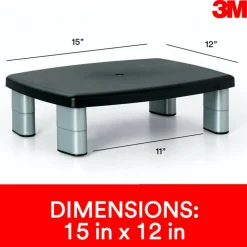 3M Adjustable-Height Monitor Stand