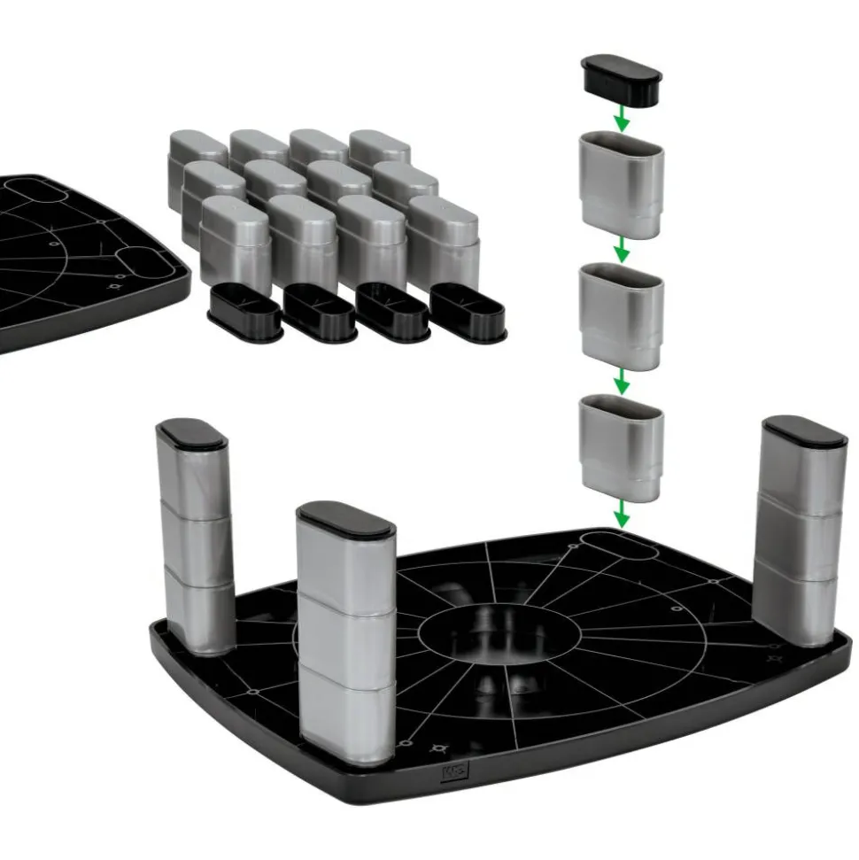 3M Adjustable-Height Monitor Stand