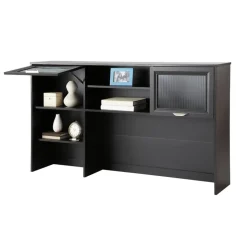 Magellan 58"W Hutch For Corner Or L-Shaped Computer Desks, Espresso