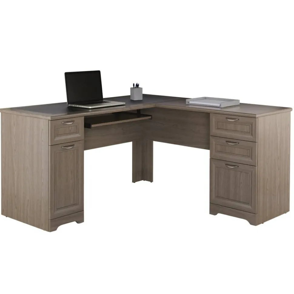Magellan 59"W L-Shape Corner Computer Desk, Gray