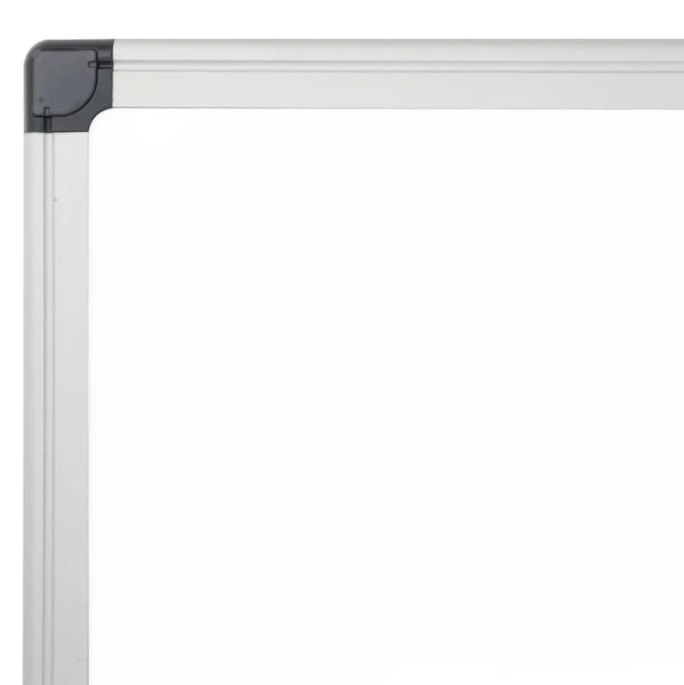 Magnetic Dry-Erase Whiteboard, 36" x 48", Silver Frame