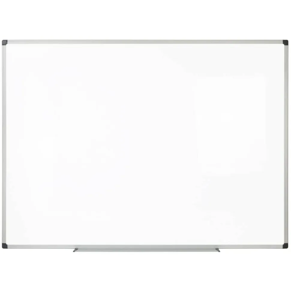 Magnetic Dry-Erase Whiteboard, 36" x 48", Silver Frame