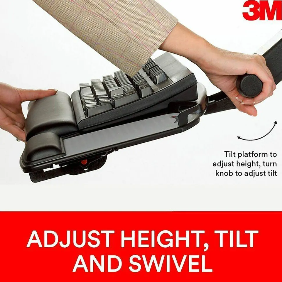 3M AKT170LE Adjustable Keyboard Tray