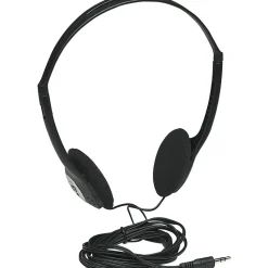 Manhattan Lightweight Stereo Headphones with Cushioned Earpads