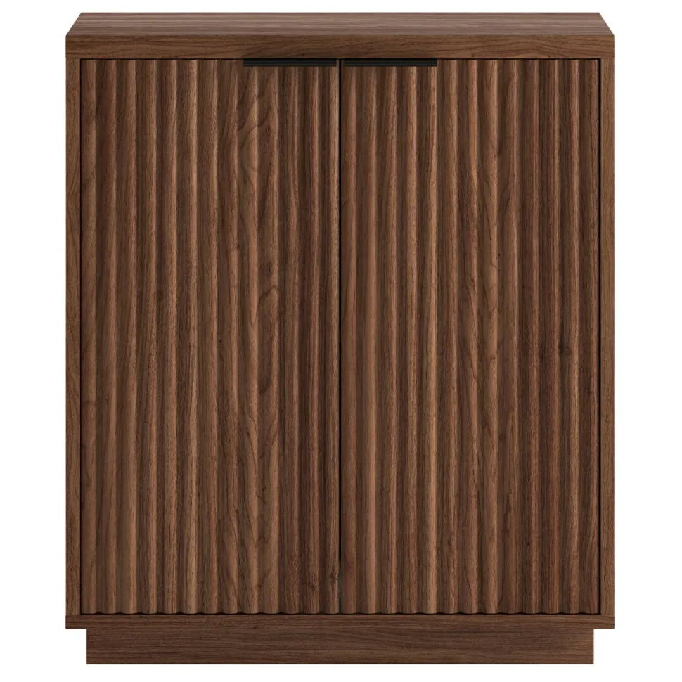 Mansfield 28" Wide Rectangular Accent Cabinet in Satin Walnut