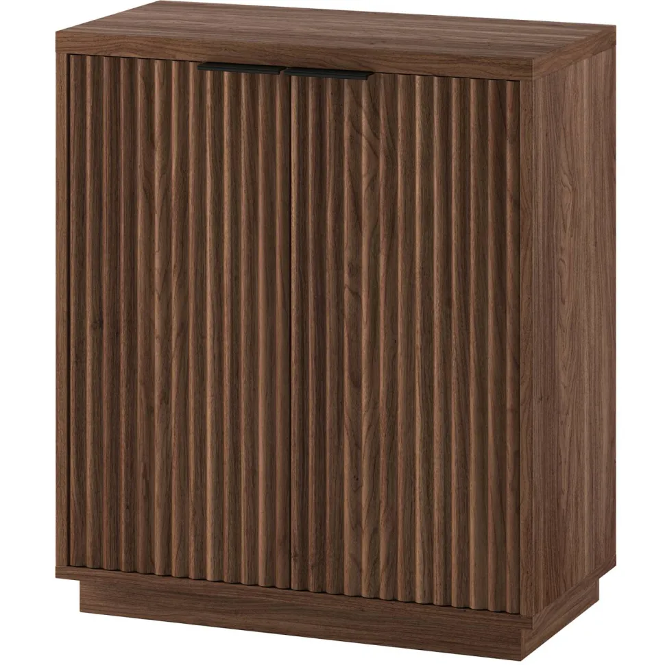 Mansfield 28" Wide Rectangular Accent Cabinet in Satin Walnut