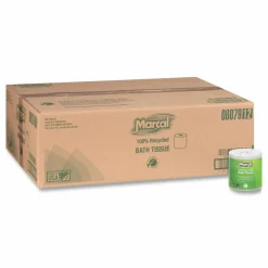 Marcal Small Steps 2-Ply Toilet Paper, 100% Recycled, 336 Sheets Per Roll, Pack Of 48 Rolls