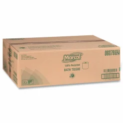 Marcal Small Steps 2-Ply Toilet Paper, 100% Recycled, 336 Sheets Per Roll, Pack Of 48 Rolls