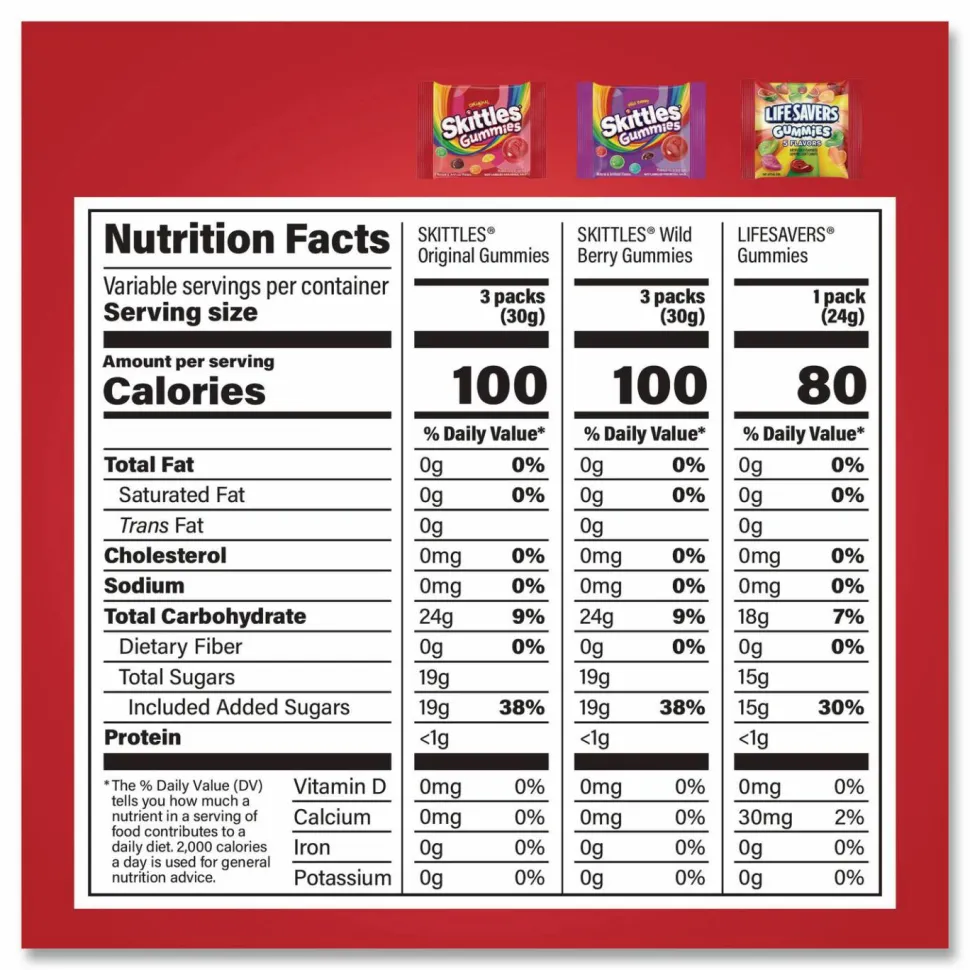 MARS Gummy Favorites Fun Size Mix, 70 oz Bag