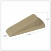 Master Caster Big Foot Doorstop, 1 1/4"H x 2"W x 4 3/4"D, Beige