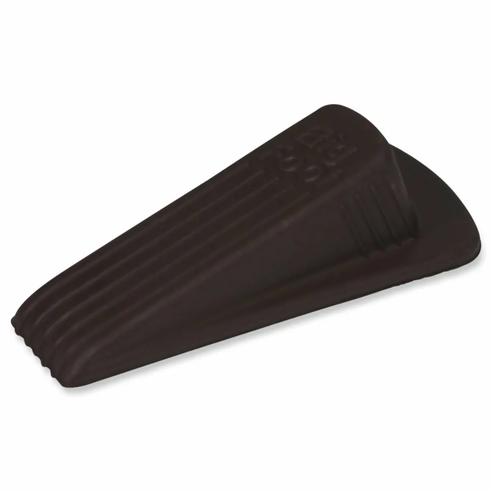 Master Caster Big Foot Doorstop, 1 1/4"H x 2"W x 4 3/4"D, Brown