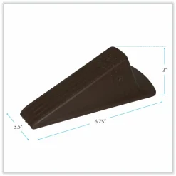 Master Caster Giant Foot Door Stop, Brown