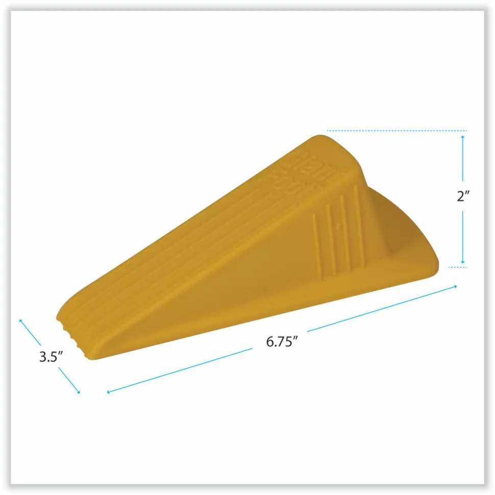 Master Caster Giant Foot Door Stop, Yellow