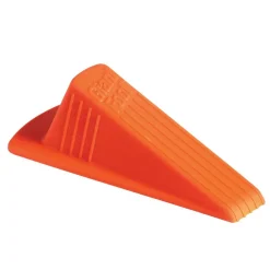 Master Caster Giant Foot Door Stop, Orange