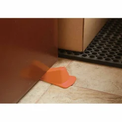 Master Caster Giant Foot Door Stop, Orange