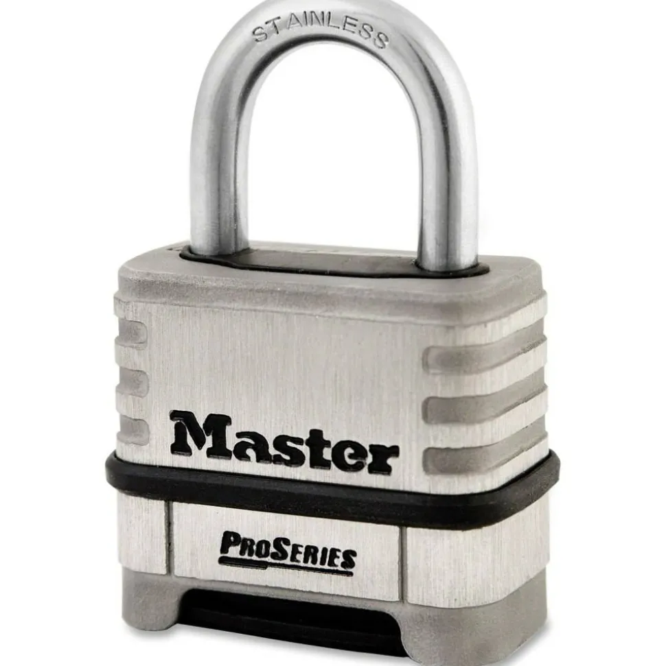 Master Lock ProSeries Stainless Steel Combination Lock, 5/16", Stainless Steel