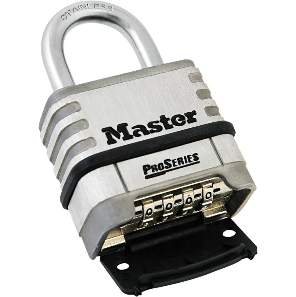Master Lock ProSeries Stainless Steel Combination Lock, 5/16", Stainless Steel