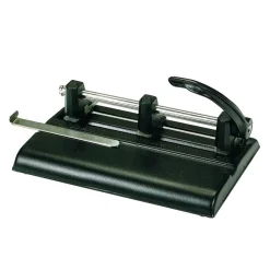 Master 1325B 3-Hole Punch, Black