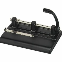 Master 1325B 3-Hole Punch, Black