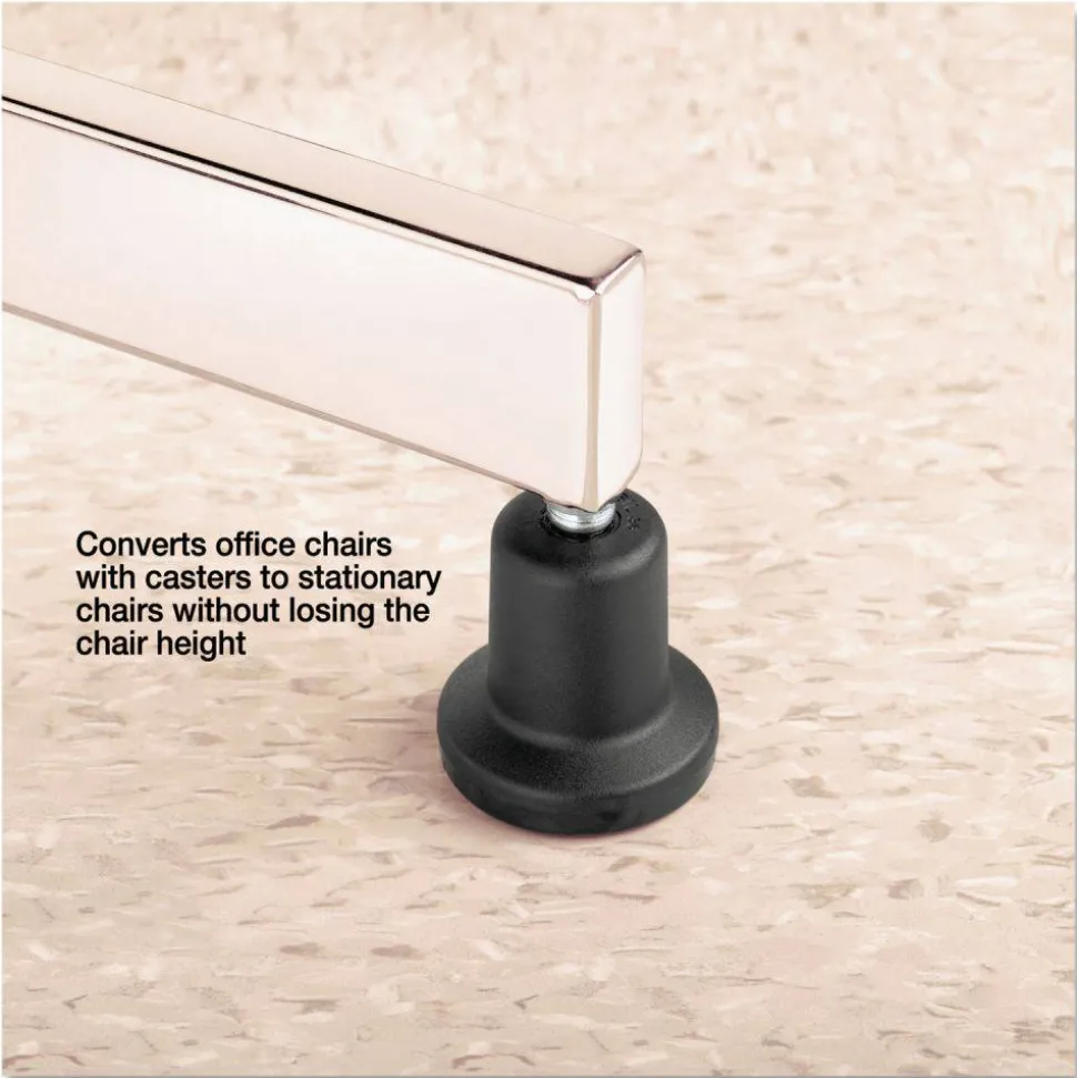 Master Caster Bell Glide Casters, Stem B, 7/16" x 7/8", Pack Of 5