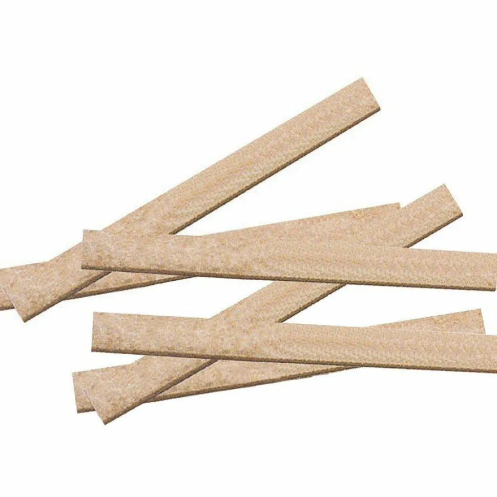 Master Caster Scratch Guard Felt Pads, 1/2" x 5 7/8", Beige, Pack Of 16