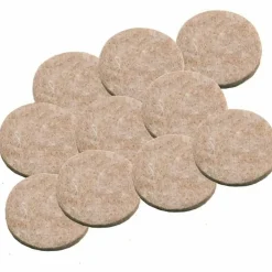 Master Caster Scratch Guard Self-Adhesive Felt Pads, 3/4" Diameter Circles, Pack Of 20