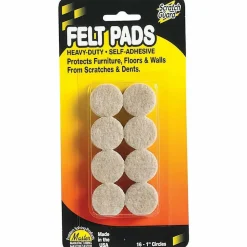 Master Caster Scratch Guard Self-Adhesive Felt Pads, 1