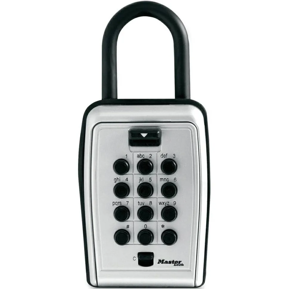 Master Lock Portable Key Safe - Push Button Lock - Weather Resistant, Scratch Resistant - - 5422D