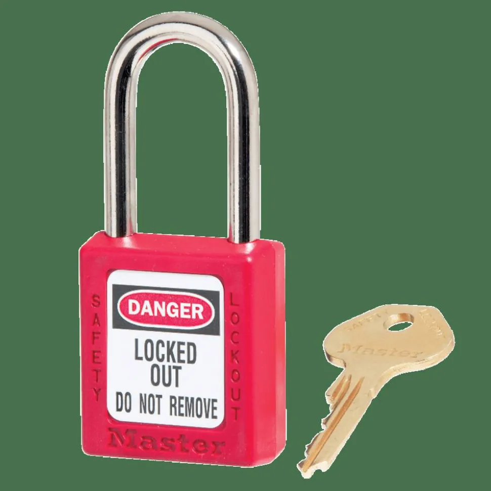 Master Lock Red Safety Padlock