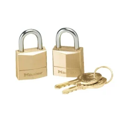 Master Lock Three-Pin Brass Tumbler Locks - 0.16