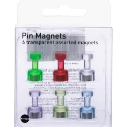 MasterVision Planning Board Magnetic Push Pins