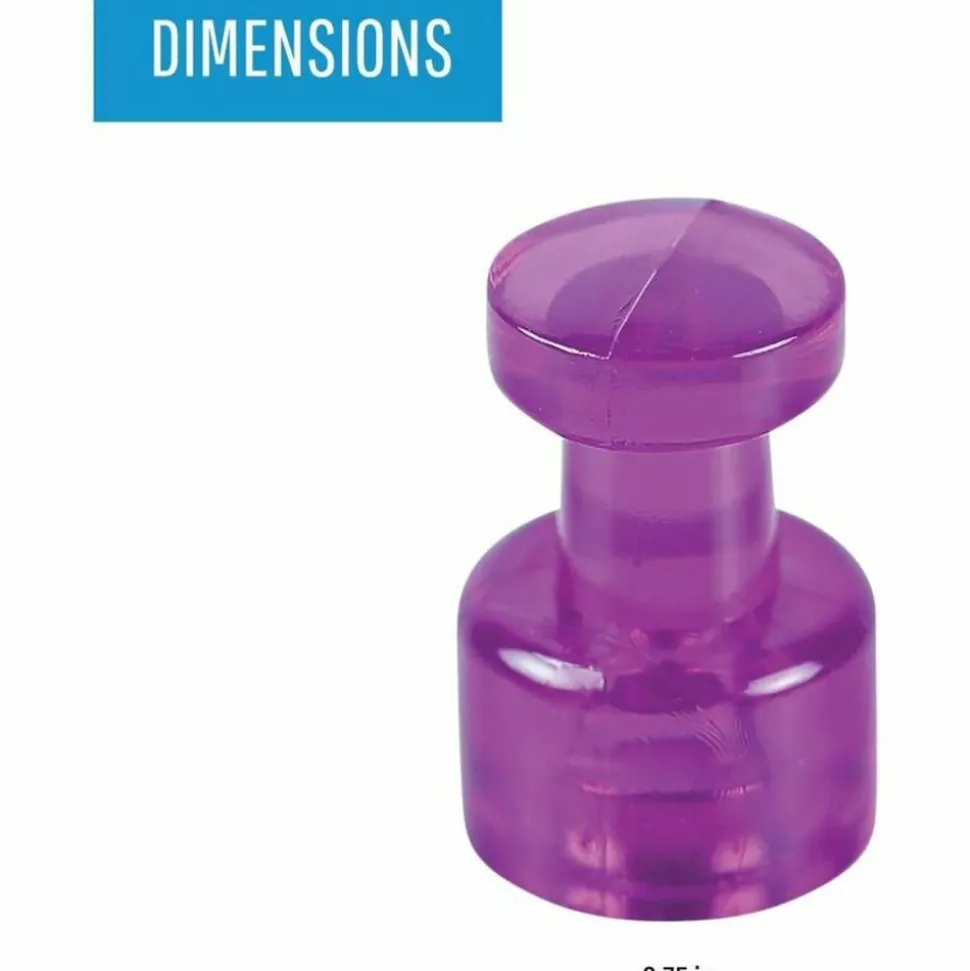 MasterVision Planning Board Magnetic Push Pins